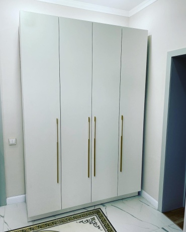 Распашной шкаф AIGroup Tas-2023, 160x210х48 см, белый