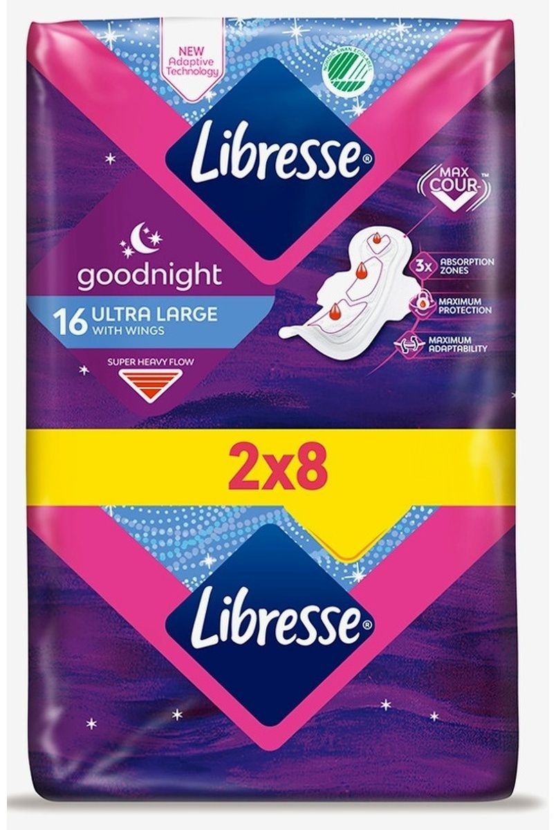 Libresse прокладки Goodnight large 16 шт