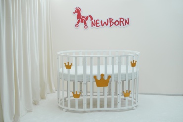 Манеж-кровать Newborn K2DECTR, для детей от 0 до 3-х лет без функции качания