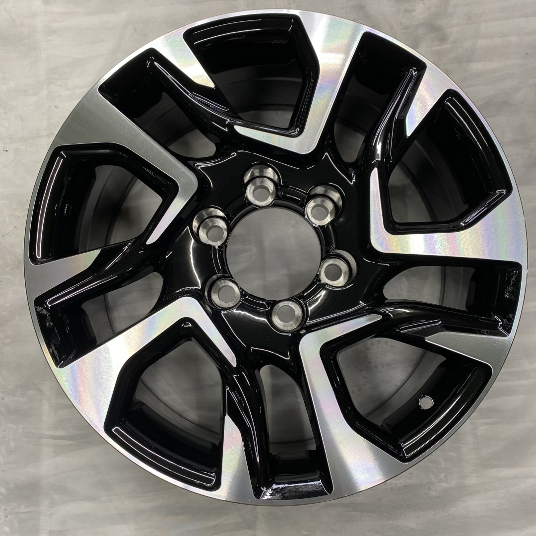 DIVAD H957D 7.5x18/6x139.7 D106.2 ET25 4 диска черный, серебристый