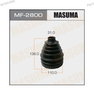 MASUMA Пыльник ШРУСа MF2800