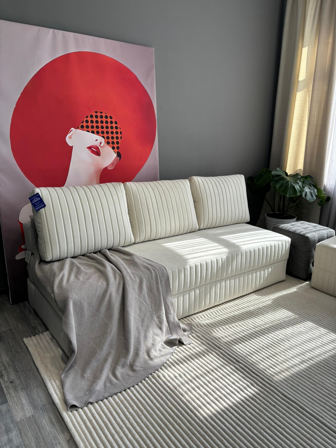 Купить PRESTIGE MEBEL диван прямой Foam, обивка велюр, 60х200х90 см ...