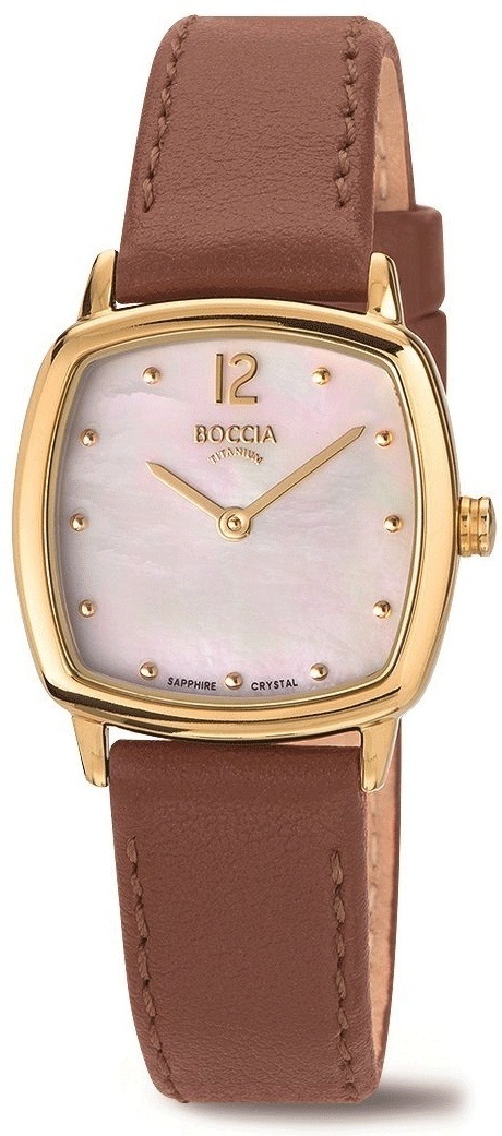 Кварцевые Boccia Titanium 3343-02 титан