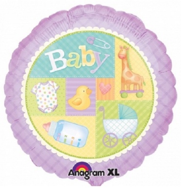 Воздушный шар ANAGRAM Baby 1 шт, мультиколор