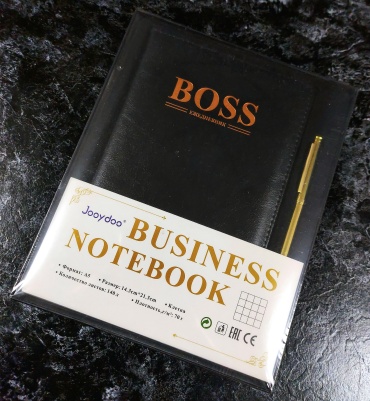 Блокнот Jooydoo Boss, A5, 140 листов, черный