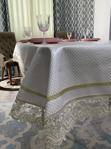 Скатерть 250x150 см, искусственная кожа, 1 шт