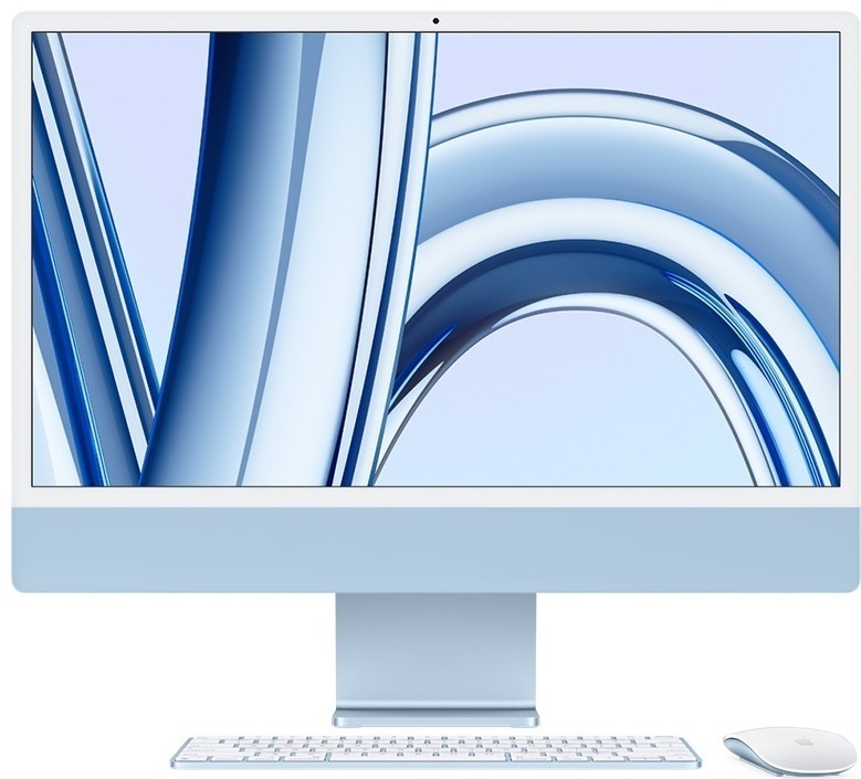 Купить Моноблок Apple iMac 24 2023 MQRR3 синий в Алматы – Магазин на ...