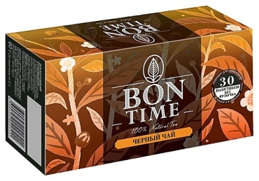 Чай Bon Time черный листовой 30 пакетиков