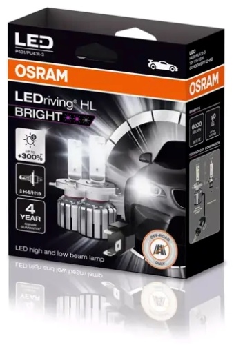 Osram 64193DWBRT-2HFB светодиодная H19, H4, 2 шт