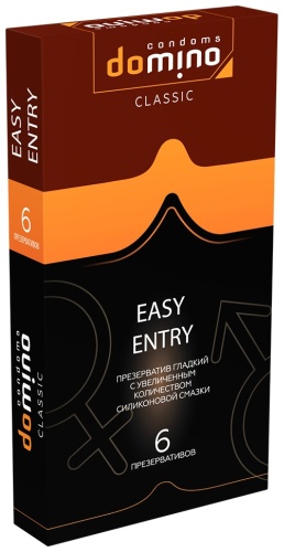 Презервативы DOMINO Easy Entry 6 шт