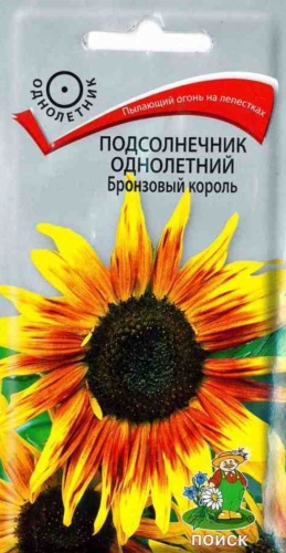 Поиск подсолнух декоративный Бронзовый король