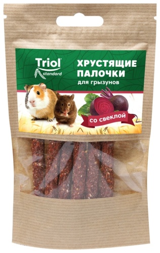 Triol Standard Хрустящие палочки со свеклой для грызунов 30 г