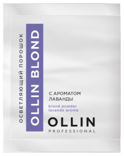 Ollin Professional Оllin blond с ароматом лаванды blond осветляющий порошок 30 мл