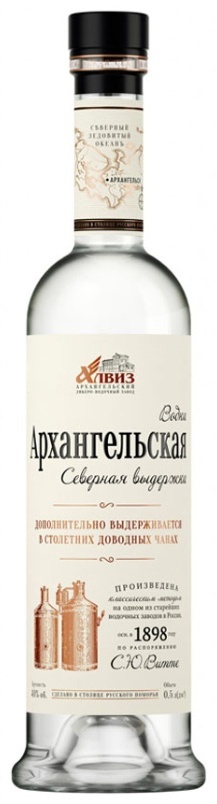 Водка Архангельская Северная классическая 40% 0.5 л