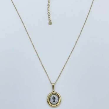 Цепь Xuping Jewelry NB8428.10 длина 54 см бижутерный сплав, ювелирный сплав, медицинское золото без вставок