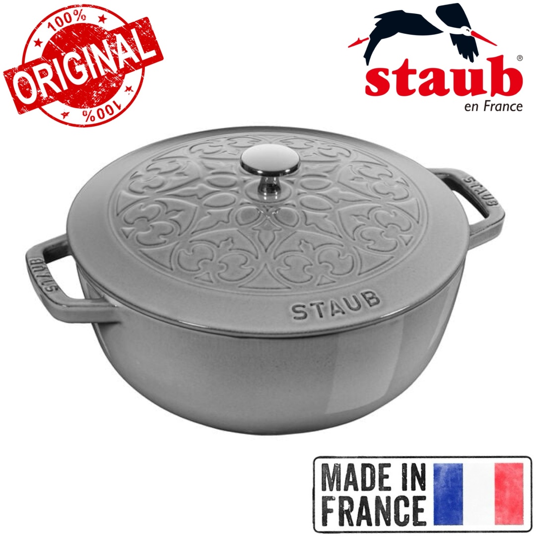 Кастрюля 3.6 л, Staub France Graphite Grey чугун