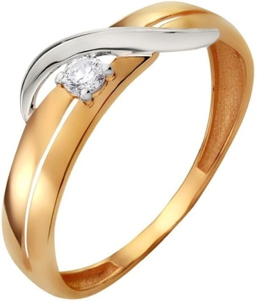 Kari jewelry b2101260 размер 17.5 вес 1.37 г золото, фианит