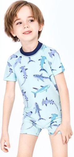 Комбинезон BabyShark голубой