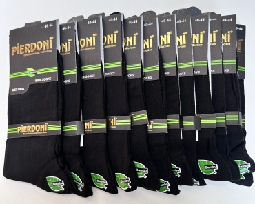 Носки PIER DONI 12 пар черный 40/44