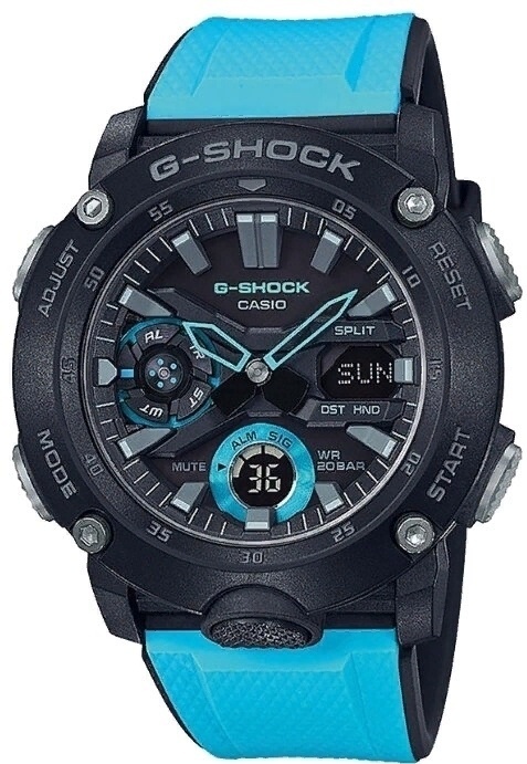 Кварцевые CASIO GA-2000-1A2DR пластик