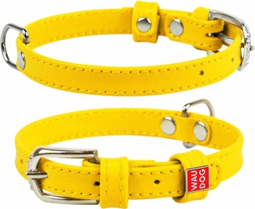 COLLAR ошейник для постоянной носки M желтый