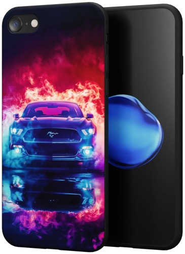 Чехол Mcover для Apple iPhone 7, iPhone 8, iPhone SE (2020) рисунок
