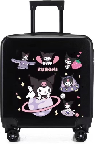 Чемодан Куроми Kuromi ABS-пластик 20 л черный