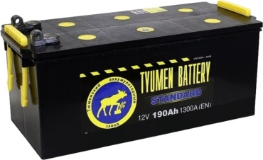 Tyumen Standard 6СТ-190Ah +/-