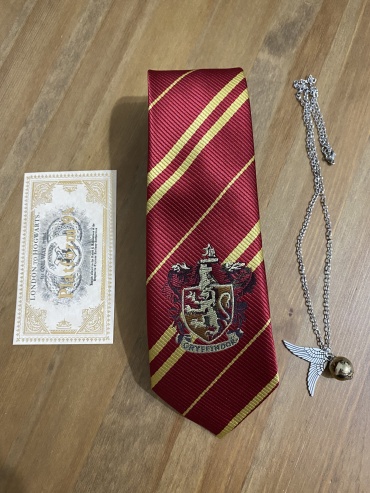 Гарри Поттер Harry Potter Gryffindor билет, кулон, галстук 3 шт