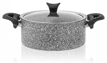 Кастрюля 4 л, TAC 3400-Deep Pot гранит