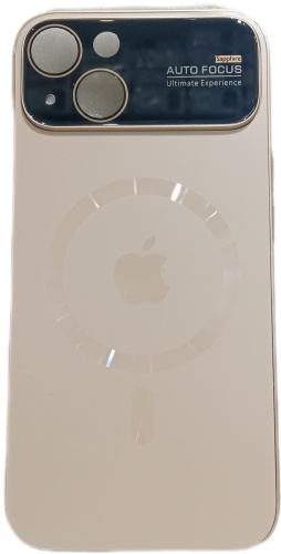Чехол Auto Focus для Apple iPhone 13 золотистый