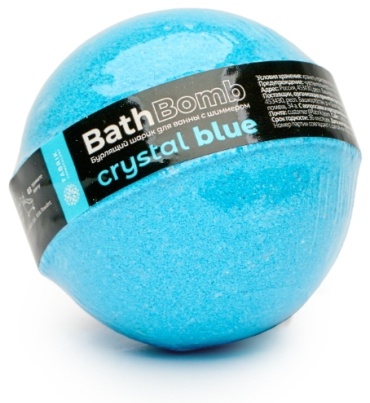 Fabrik Cosmetology Crystal Blue бомбочка 120 г