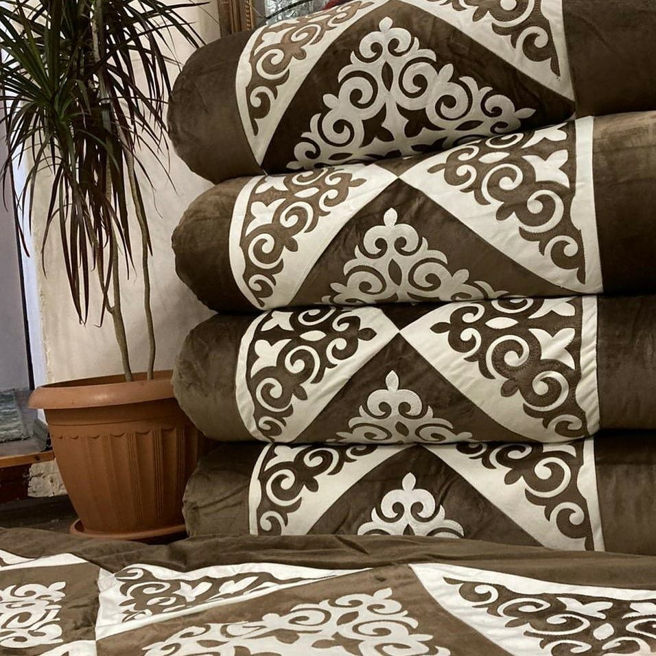 Qazaq корпе 220x80 см, вата, коричневый