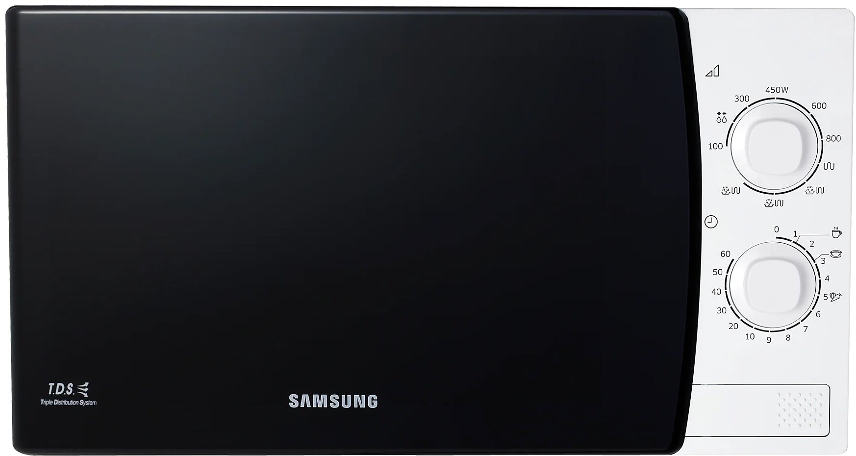 Купить Микроволновая печь Samsung ME81KRW-1/BW белый в кредит в Алматы ...