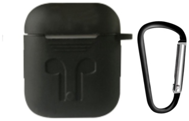 Чехол для Apple AirPods, AirPods 2 черный