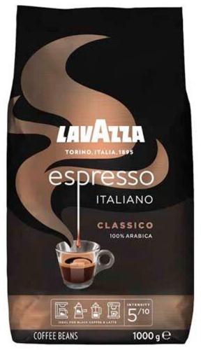 Кофе Lavazza Caffe Espresso в пакете зерновой 1000 г