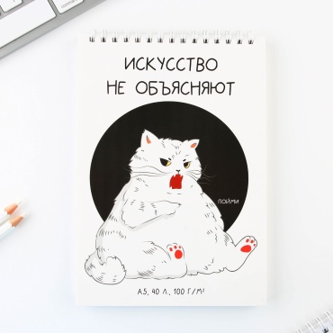 Скетчбук ArtFox искусство, A5, 40 л, без линовки