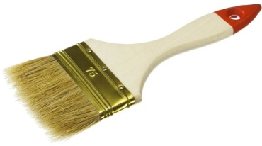 Кисть флейцевая (КФ) ЗУБР 75 мм, 1 шт. арт.01099-075_z01