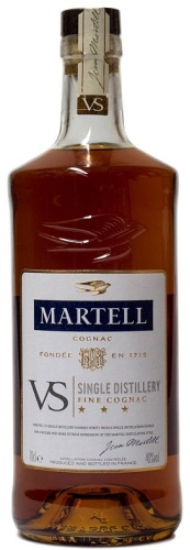 Коньяк Martell Vs 40% 1 л
