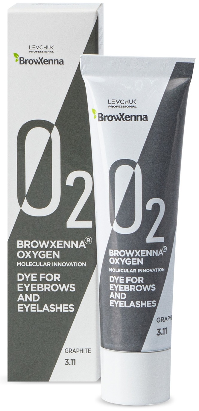 Levchuk Professional BrowXenna Oxygen O2 краска 3.11 Graphite 15 мл