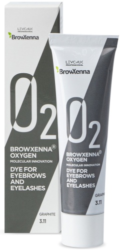 Levchuk Professional BrowXenna Oxygen O2 краска 3.11 Graphite 15 мл