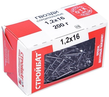 Гвоздь СТРОЙБАТ строительный 14/2610001