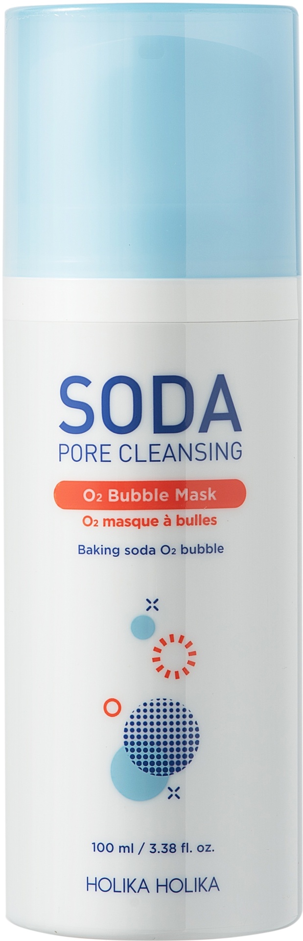Маска для лица Holika Holika кислородная пузырьковая маска для лица Soda Pore Cleansing с содой 100 мл