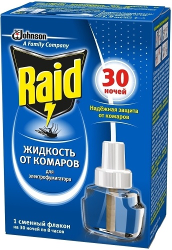SC Johnson жидкость Raid 30 ночей