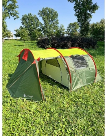 Палатка MimirOutDoor кемпинговая 3-местная зеленый
