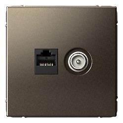 Компьютерная розетка (RJ45) Systeme electric ArtGallery, бежевый