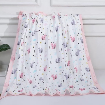 Mommy bag AL171010 пеленка текстильная, 1 шт, 120x120 см, муслин, хлопок, бамбук, мультиколор