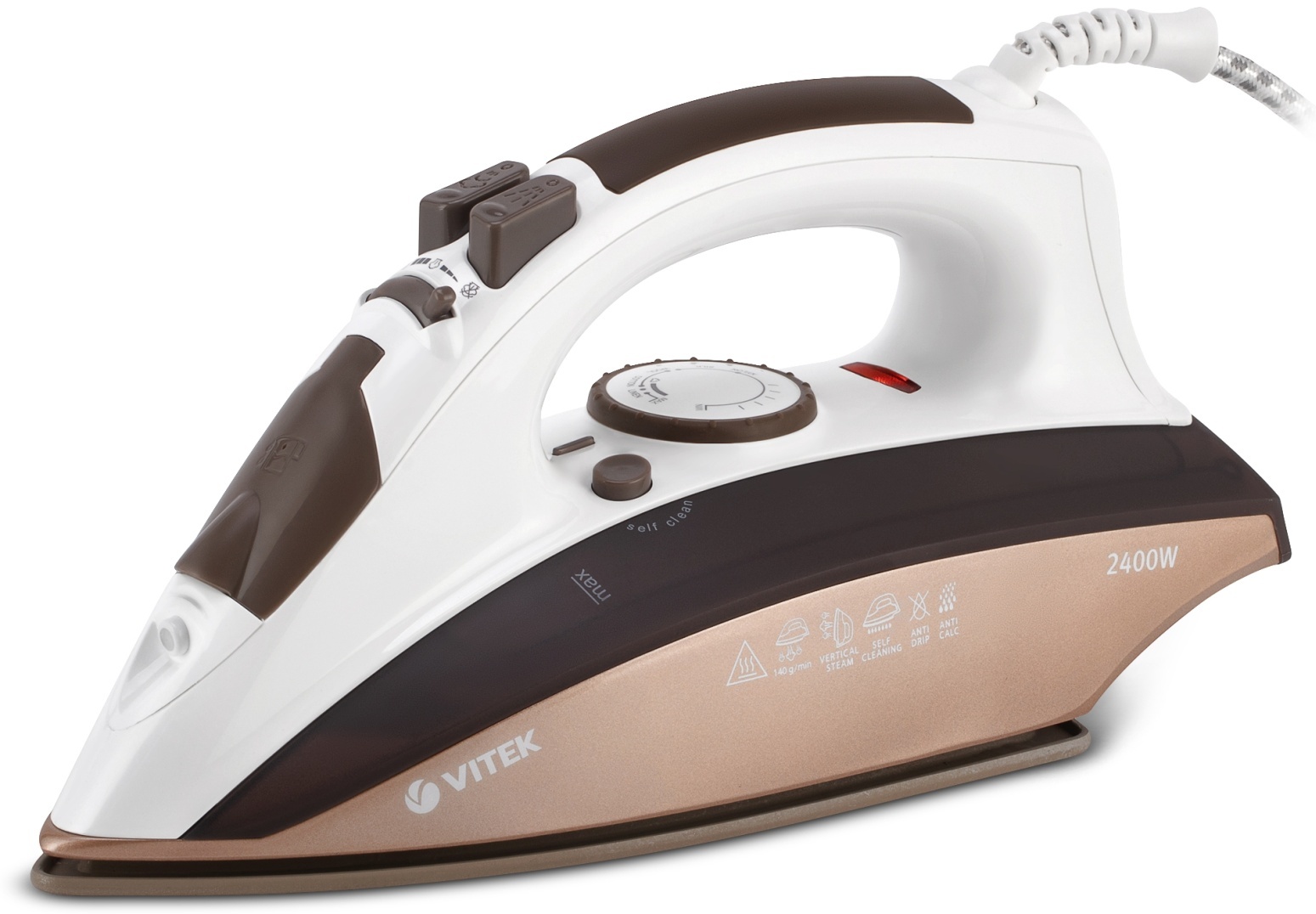 Утюг Vitek VT-1201 2010 коричневый