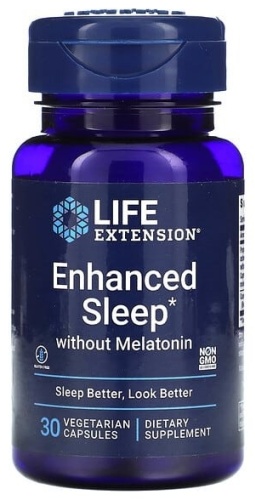 Life Extension Улучшенный сон без мелатонина капсулы 30 шт