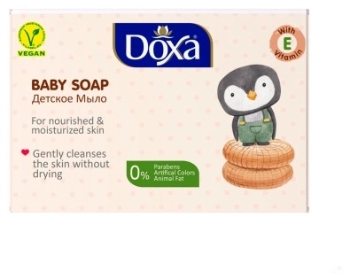 Кусковое мыло детское Doxa Мыло детское в коробке 80 ГР 8682960508301 1 шт